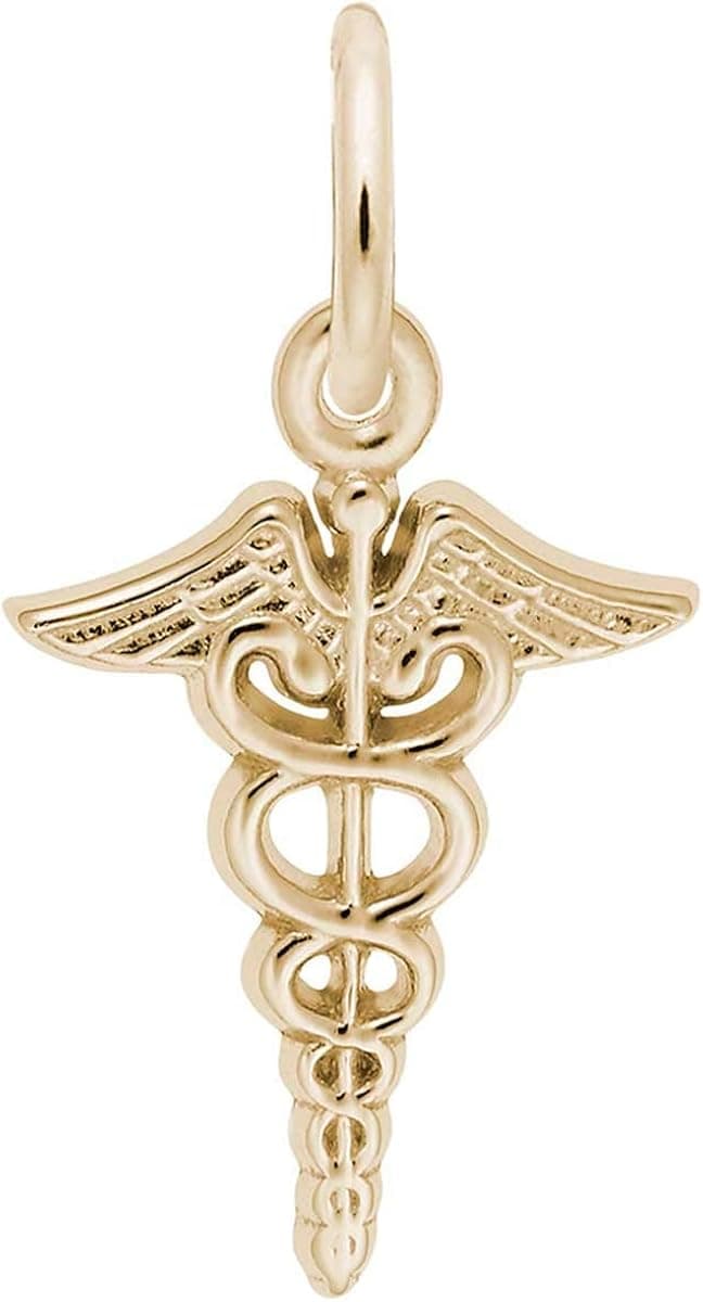 Rembrandt Charms Caduceus Charm