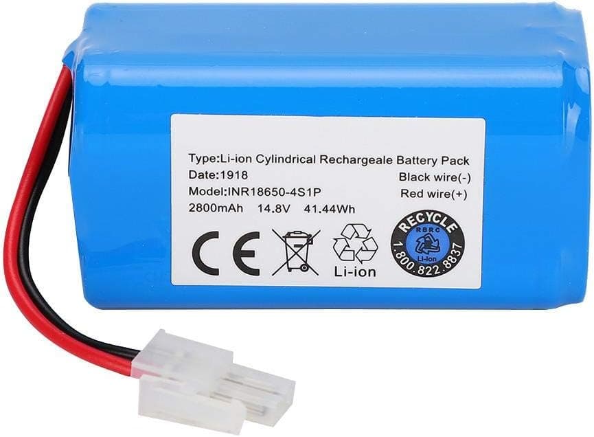 Goick 8v 2800mah Replacement Battery Accessory for Ilife a4 a4s a6 v7 Robot Vacuum Cleaner