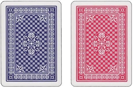 Copag 2 Deck Set of 100% Plastic Pinochle Cards - Includes Bonus Cut Card!