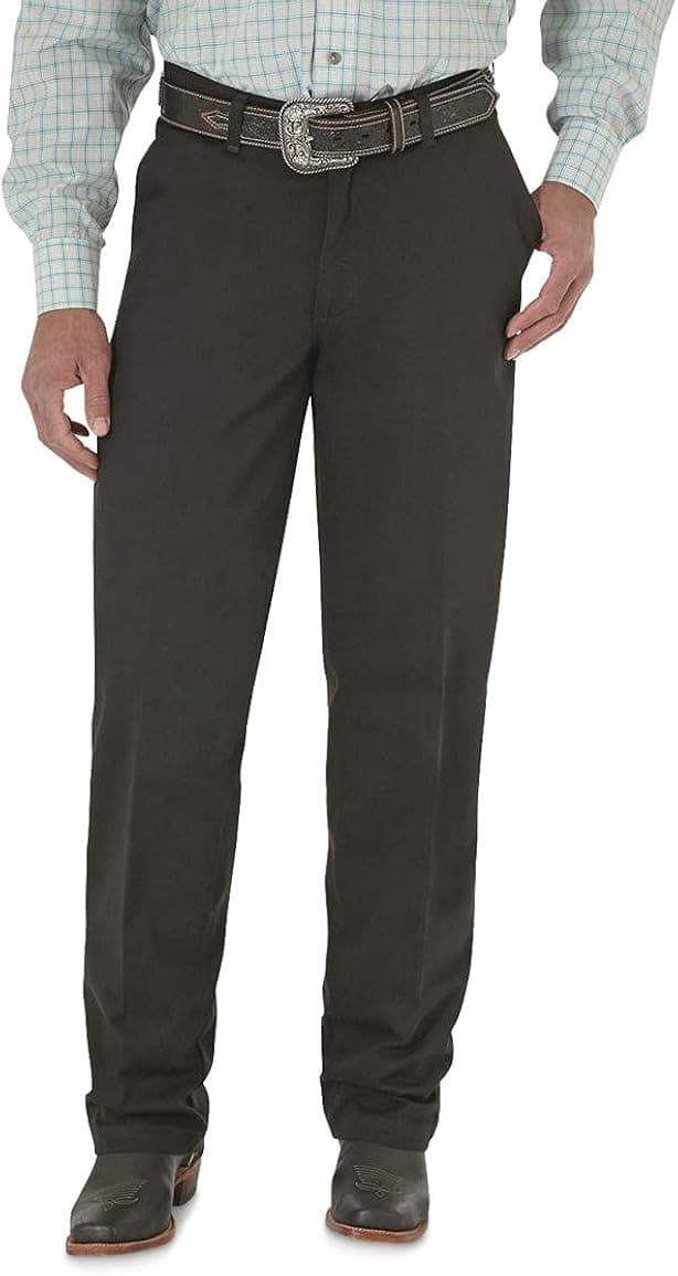 Wrangler Men's Flat Front Relaxed Fit Casual Pant
