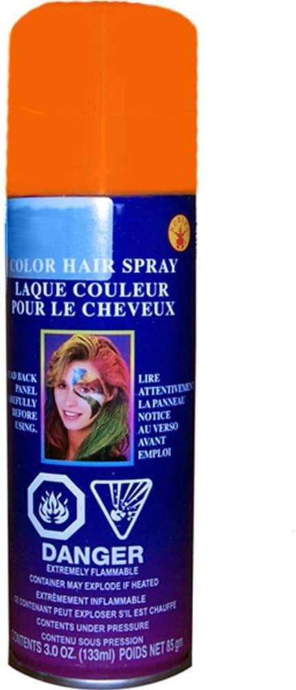 Forum Novelties Hair Spray, Orange