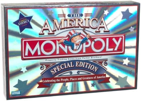 Parker Brothers Monopoly ~ the America ~ Special Edition