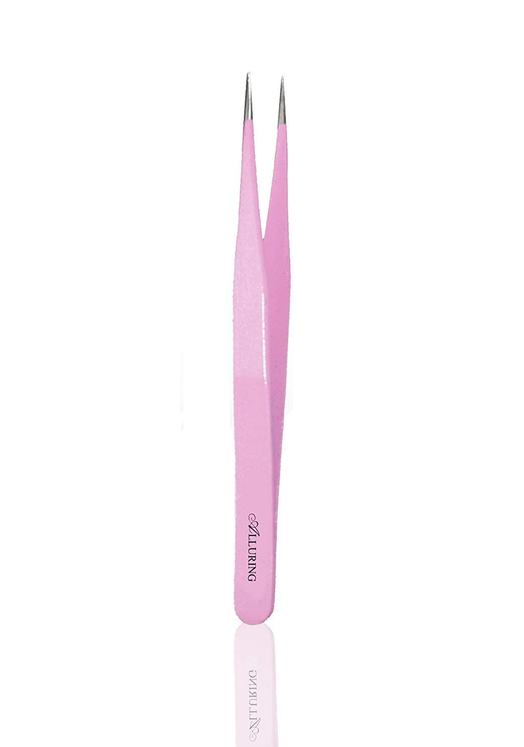 Eyelash Extension Alluring Pink Straight Tweezers