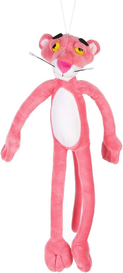 Christmas Animal Plush Doll Thief Stole Elf Stuffed Plush Kids Funny Xmas Toy Xmas Gifts (Pink Plush)