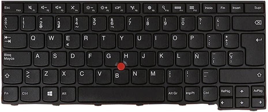 Almencla Laptop Replacement Spanish Keyboard for E475