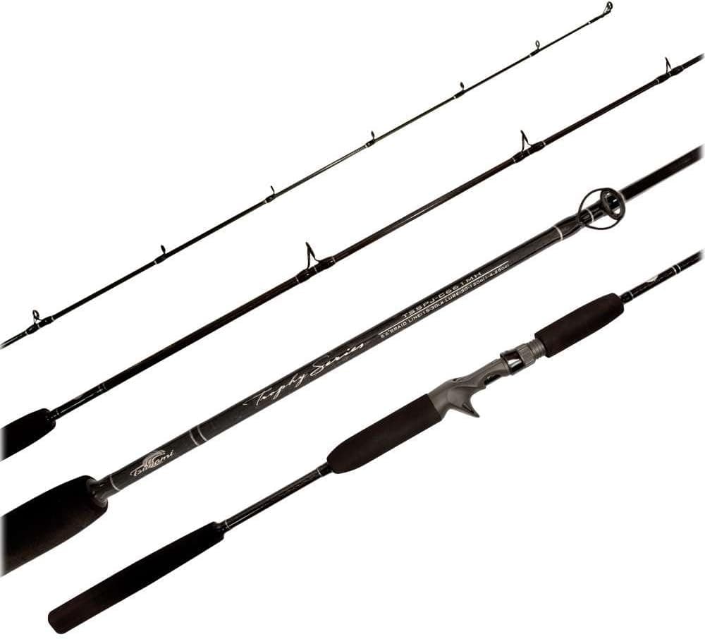 Tsunami TSSPJC-761XH Trophy Slow Pitch Jigging Casting Rods
