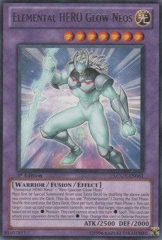 YU-GI-OH! - Elemental Hero Glow Neos (LCGX-EN061) - Legendary Collection 2 - 1st Edition - Rare