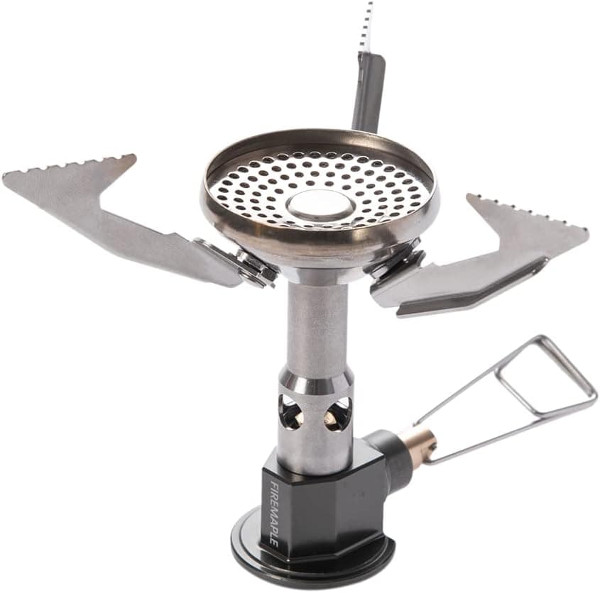 Fire Maple Polaris Pressure Regulator Stove | Portable Camping Backpacking Stove | Lightweight Durable Camp Cooking Stuff | Wind Resistent Jet Burner | Perfect Boiling Performance in Cold Weather | (Upright Version)