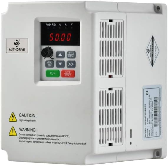 Upgrade Variable Frequency Drive VFD AC 220V 2.2KW 3HP Inverter Frequency Converter for Spindle Motor Speed Control (Single Phase Variable)