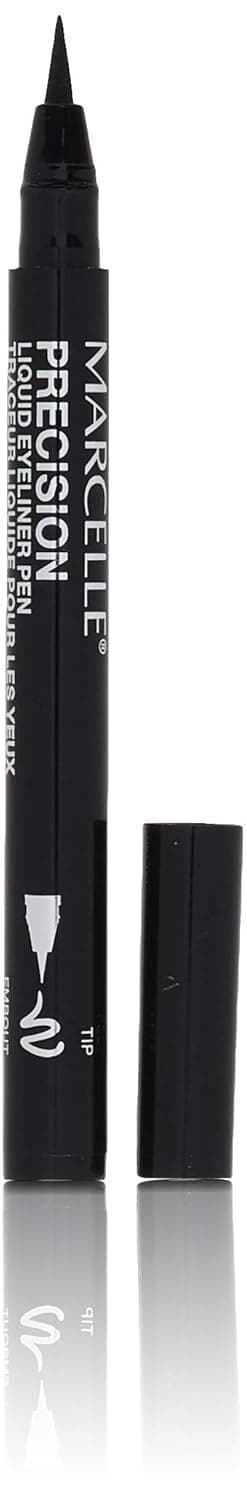 Marcelle Precision Liquid Eyeliner Pen, Intense Black, Hypoallergenic and Fragrance-Free, 0.04 fl oz