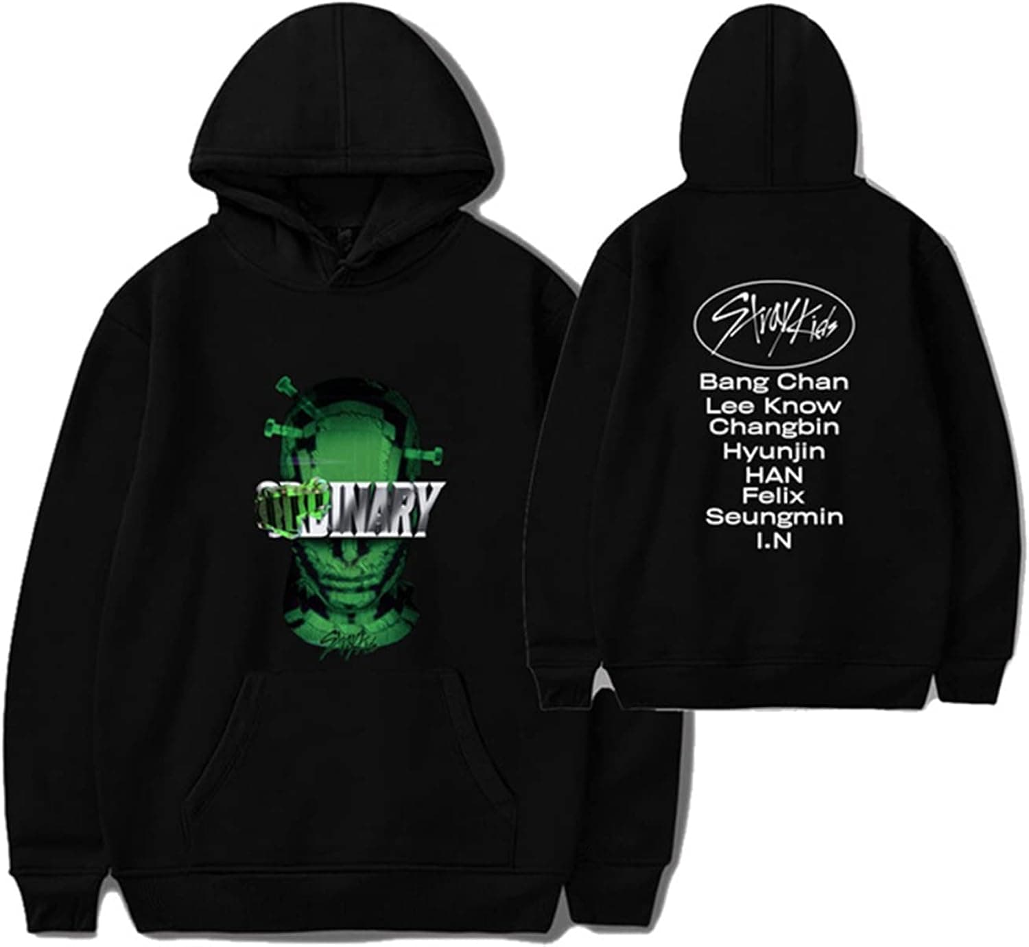 Stray Kids Album Oddinary Merch Hoodie Jisung Felix Minho Changbin Sweaters Unisex Pullover Top