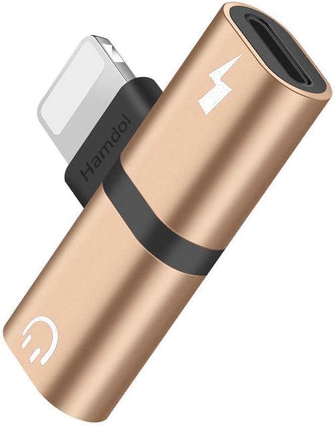 Headphone Jack Adapter for Phone 7 Dongle Compatible with iPhone Headphone Adapter 7/7Plus/8/8Plus /X/XS Max Aux Audio to 3.5mm Cables Earphone Adaptor Headset Splitter for Music&Charger for All iOS