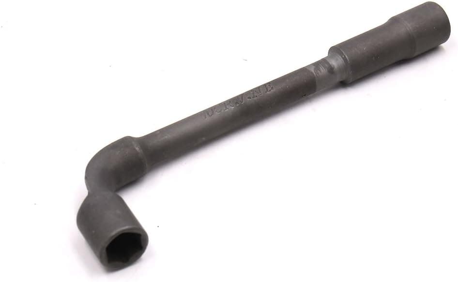 uxcell Black 10mm L Shaped Double End Hexagon Socket Spanner Wrench Repair Tool for Car