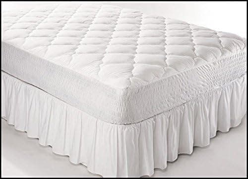 Best Products Fitted Quilted Twin Bed Mattress Cover - Waterproof Cotton Mattress Pad (39"X75"X12")
