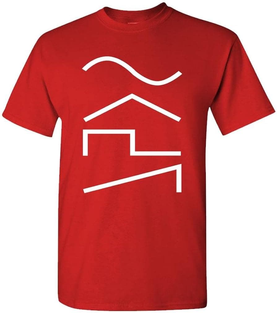 Synth Waves - Techno Electronic Music Tee Shirt T-Shirt, 2XL, Red