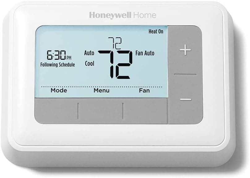 Honeywell Home RTH7560E 7-Day Flexible Programmable Thermostat-Extra-Large Backlit Display (Renewed)