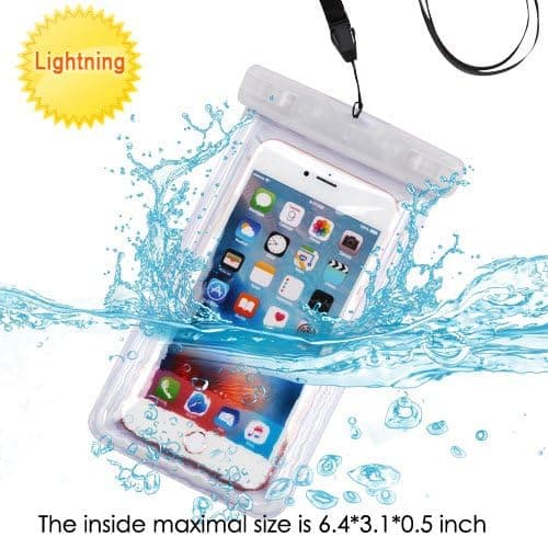 Avarious Waterproof Pouch Bag for ZTE Blade X Max, 6.0-inch, Smart Phone