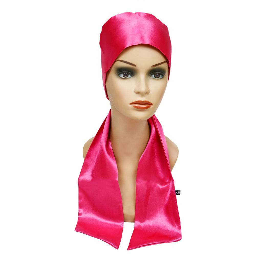 1 Pc Satin Head Wrap Fashion Headbands Satin Scarf for Wigs Laying Scarf for Lace Frontal Wigs Satin Headband for Yoga, Makeup, Facial, Sport (Pink)
