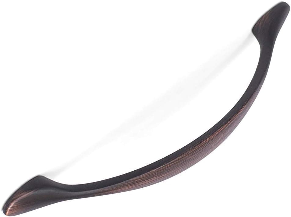 BIRDROCK HOME Decorative Oval Handle Pull - Oil Rubbed Bronze - 25 Pack - 5 Inch Kitchen Cupboard Furniture Cabinet Hardware Drawer Dresser Pull