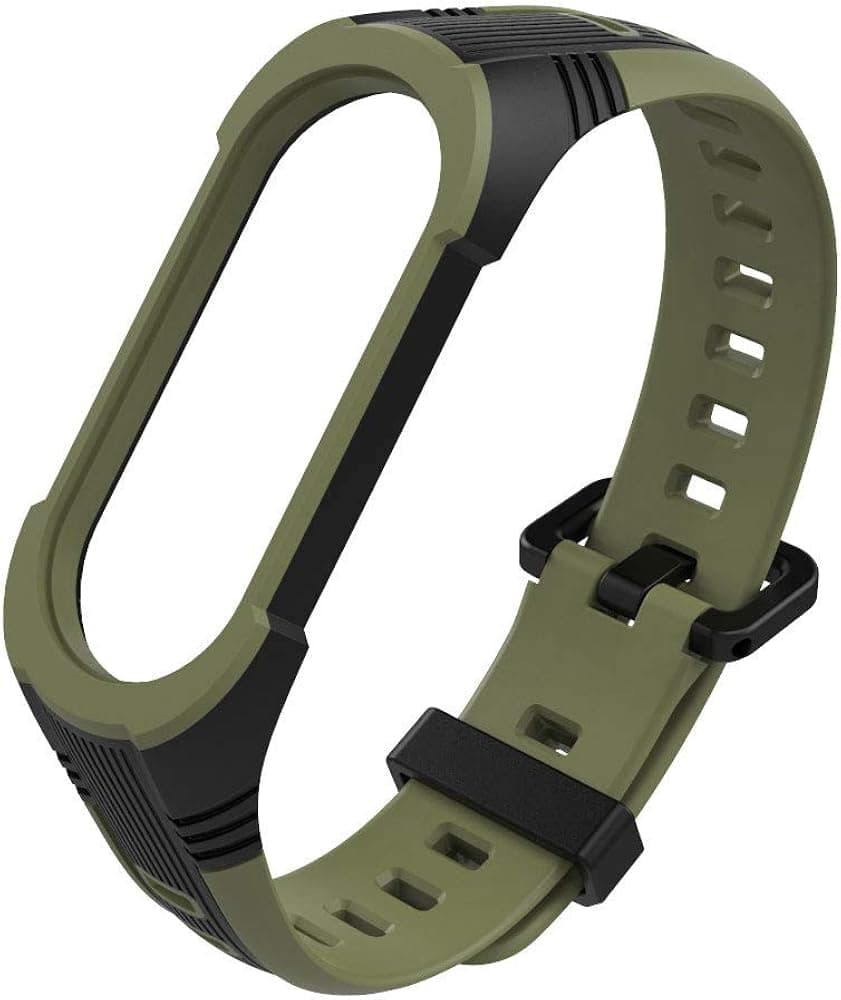 PINHEN Watch Strap Compatible with Xiaomi Mi Band 3 / Mi Band 4 Wristbands Silicone Replacement Strap Compatible With Mi Fitness Tracker Smart Band