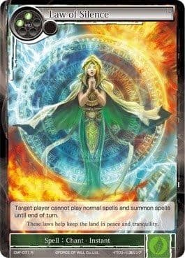 Force of Will Law of Silence CMF-071 R by Force