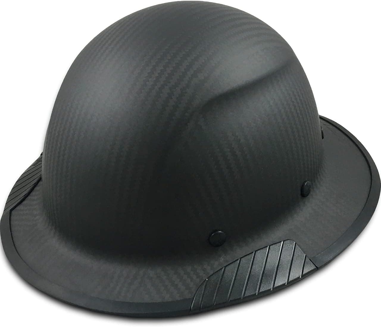 Texas America Safety Company Actual Carbon Fiber Material Hard Hat with Hard Hat Tote- Full Brim