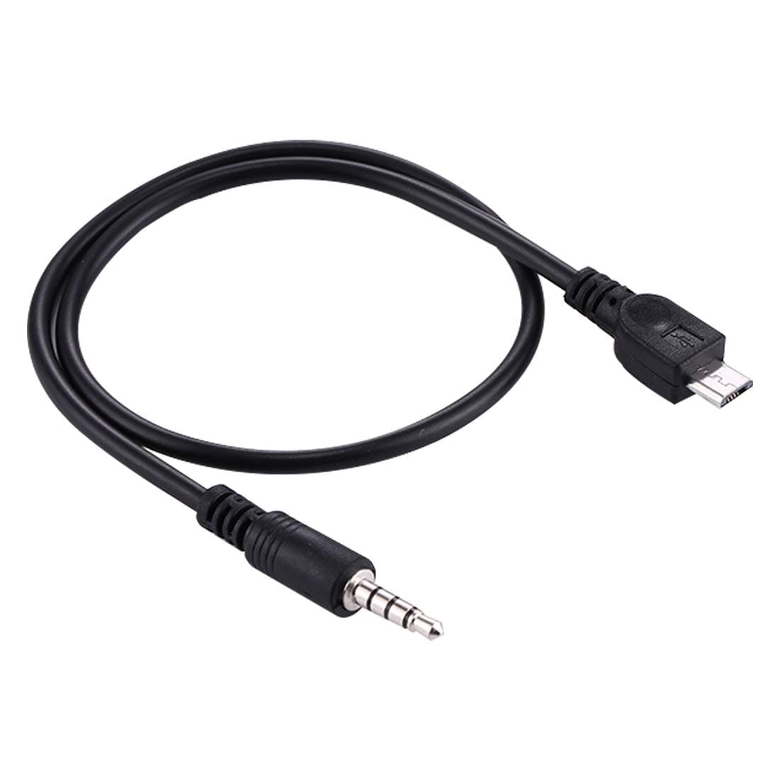 Wblue 3.5mm Male to Micro USB Male Audio AUX Cable for Phone, Computer, Length: About 40cm