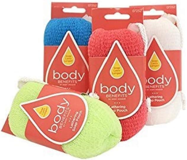 Body Benefits Soap Saver Pouch, 1 Pouch, Assorted Colors