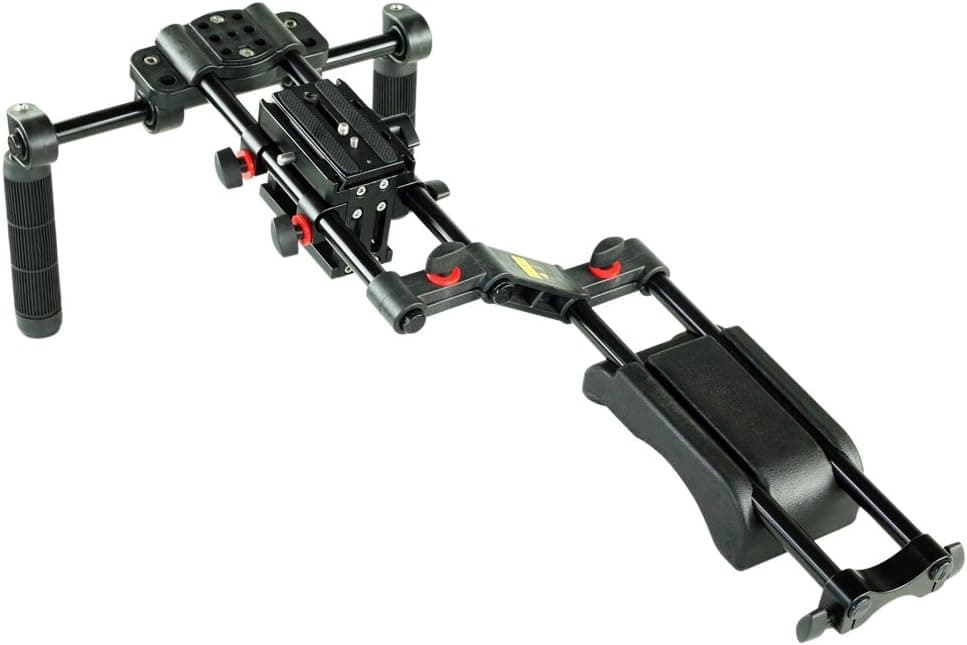 FILMCITY DSLR Camera Shoulder Mount Support (FC-10) Camera Shoulder Stabilizer Rig for All DSLR Video DV Camcorders| Free Matte Box