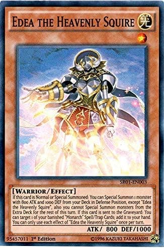 YU-GI-OH! - Edea The Heavenly Squire (SR01-EN003) - Structure Deck: Emperor of Darkness - Edition - Super Rare