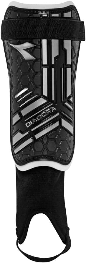 Diadora Forza Hard Shell Shin Guards (Large, Black/White)