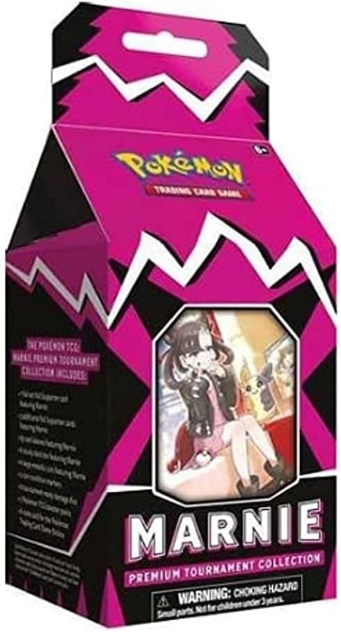 Pokemon Marnie Premium Tournament Collection Box Set: 7 Booster Packs + promos!