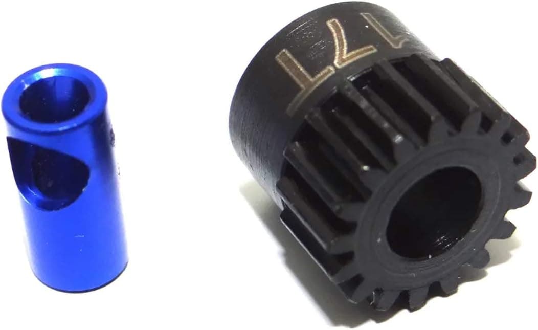 Hot Racing NSG17M06 17t Steel Mod 0.6 Pinion Gear 5mm