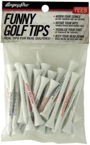 Bogey Pro Golf Funny Golf Tips Wooden Tees