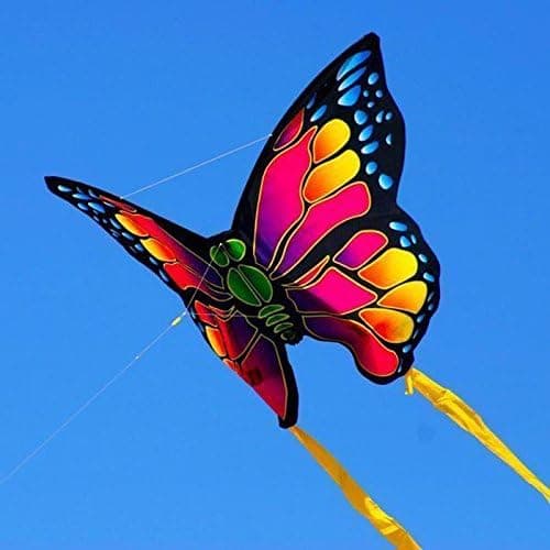 X-Kite Mini Nylon Kite w String; BUTTERFLY: 22 Inch Wingspan
