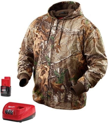 Milwaukee Elec Tool TV205490 M12 Heat Hoodie, Camouflage, Large