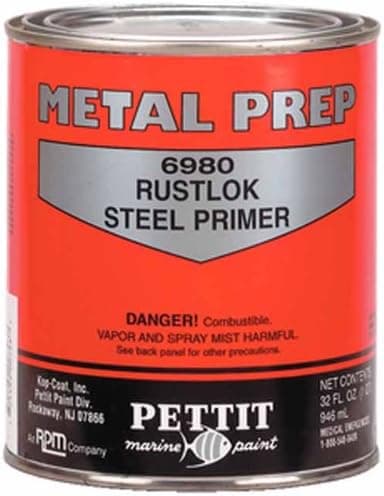 Pettit Paint Rustlok Steel Primer 6980, Quart