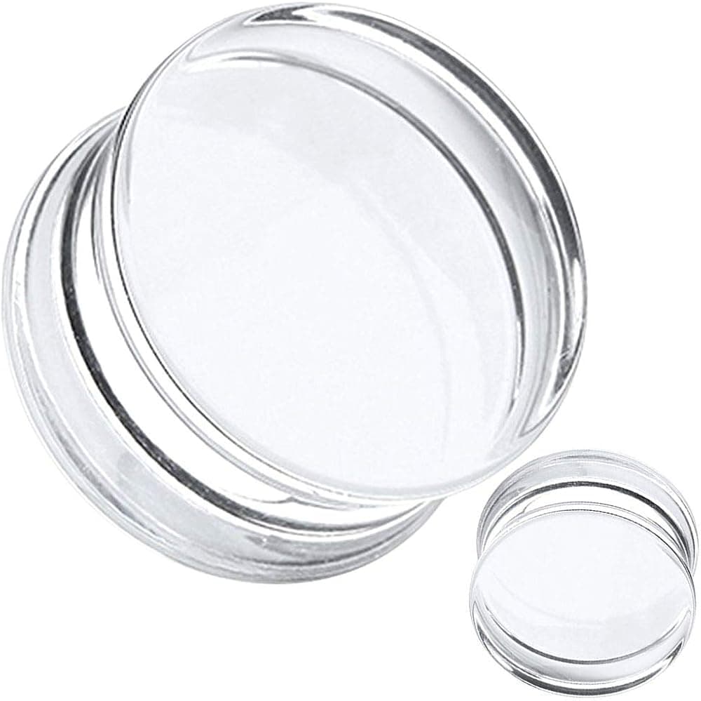 Acrylic ear gauge ear plug strecher expander ears Available size 8g (3mm) to (50mm) Please Choose Size and Color (1 Pair ONLY)