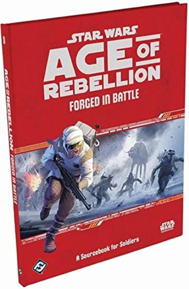 Star Wars Age of Rebellion Forged in Battle EXPANSION | Roleplaying Game | Strategy Game For Adults and Kids | Ages 10+ | 2-8 Players | Average Playtime 1 Hour | Made by Fantasy Flight Games