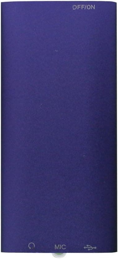 Tomameri Purple Portable MP4 Player MP3 Player Video Player with Photo Viewer , E-Book Reader , Voice Recorder + 8 GB Micro SD Card