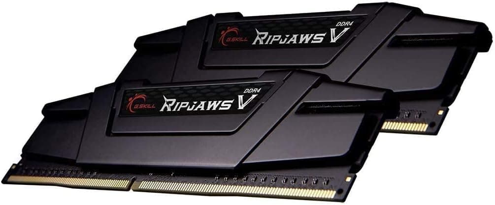G.Skill RipJaws V Series 32GB (2 x 16GB) 288-Pin SDRAM DDR4 4000 (PC4-32000) CL18-22-22-42 1.40V Dual Channel Desktop Memory Model F4-4000C18D-32GVK