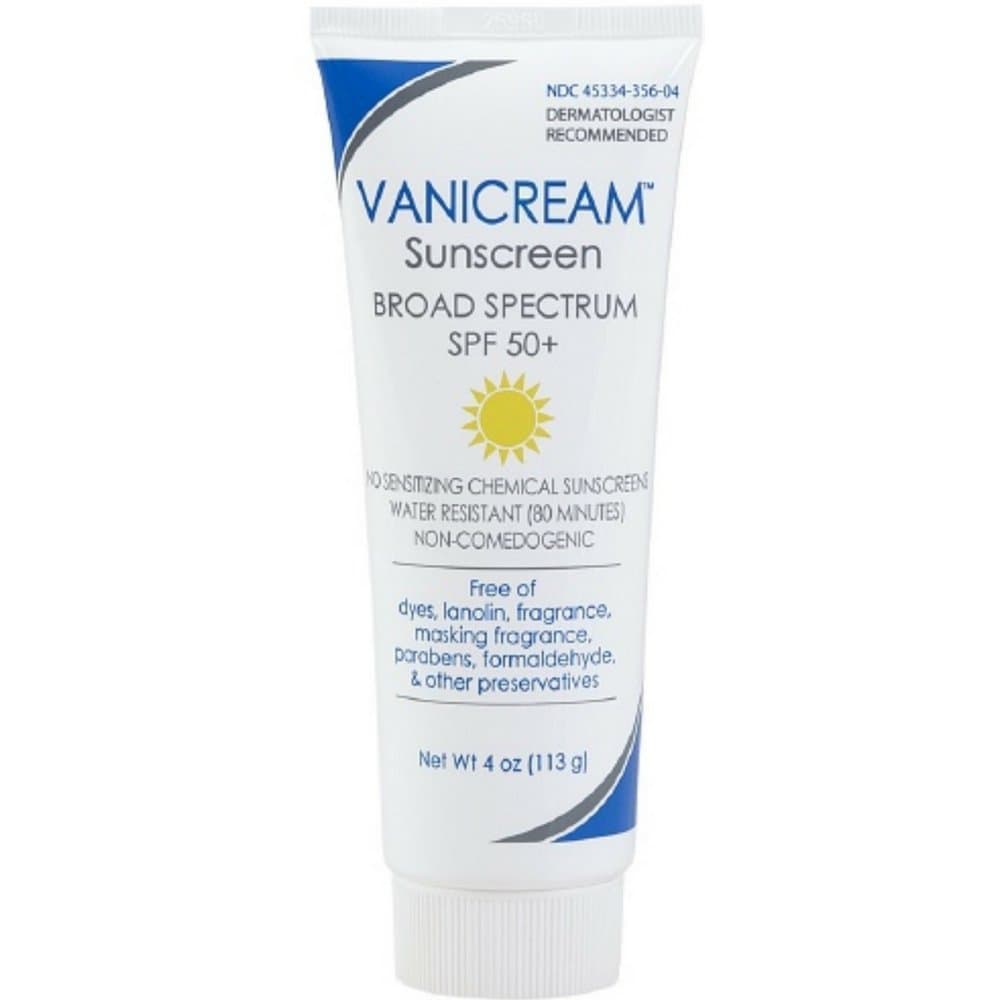 Vanicream Sunscreen, SPF 50+ 4oz (Pack of 4)