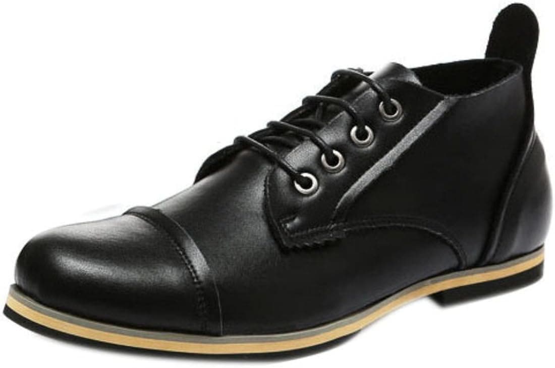 UJoowalk Men's Fashion Lace-Up Cap Toe Ankle Desert Chukka Boots