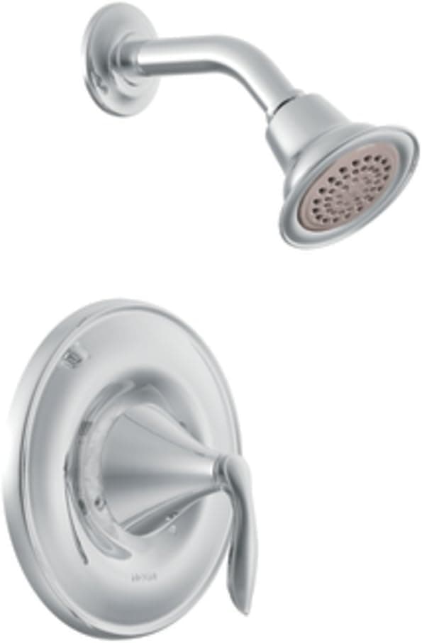 Moen T62132EP Eva Posi-Temp Tub and Shower Trim Kit Without Valve, 1, Chrome