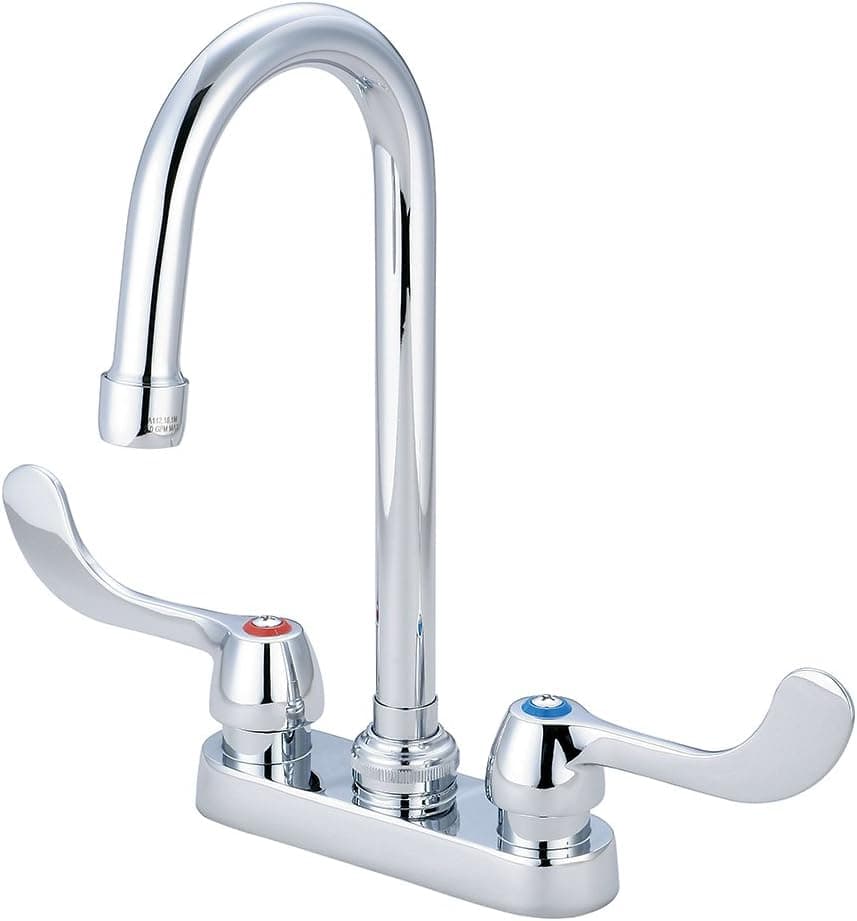 Central Brass 0084-GSAELS 2-Handle Cast Brass Bar/Laundry Faucet, Chrome