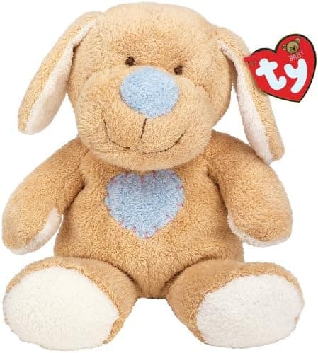 Ty Huggypup - 9" Dog with Rattle