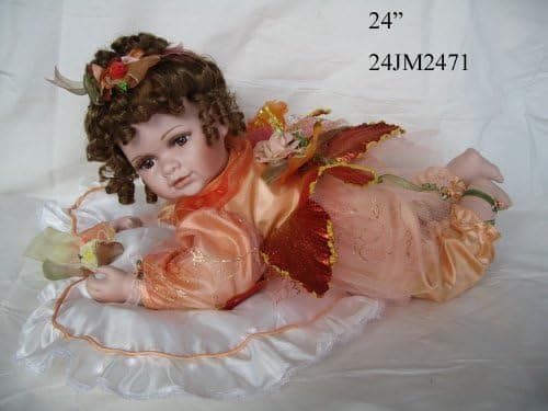 J.misa 24 Inch Crawling Fairy Porcelain Doll