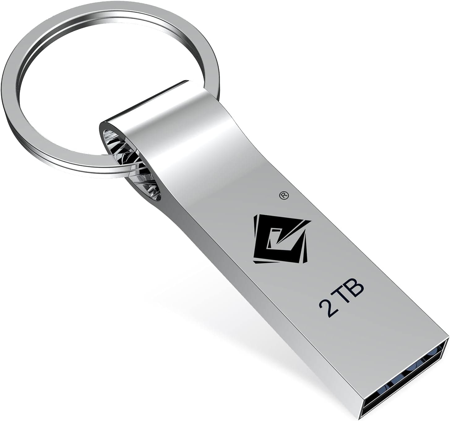 2TB USB Flash Drive, Thumb Drive: Nigorsd High Speed USB Drive, Portable 2000GB Large Capacity USB Memory Stick, Waterproof Durable Jump Drive Storage Drive with Keychain
