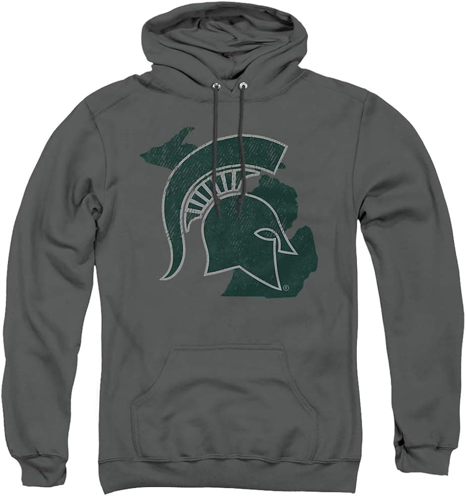 Michigan State University Michigan Unisex Adult Pull-Over Hoodie