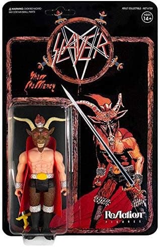 Slayer - Show No Mercy Minotaur SUPER7 Reaction Action Figure Mint SLAAAYERR!!